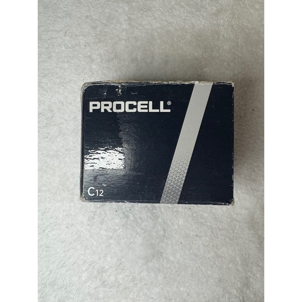 Procell C12 Industrial Alkaline Batteries 1.5V PC1400 C Cell 12 Count Box‎